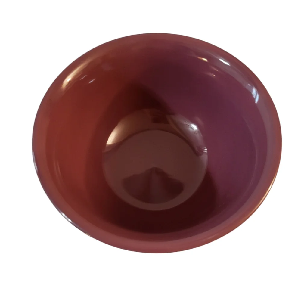 Temptations by Tara Fruit Basket Pattern Bowl Plum